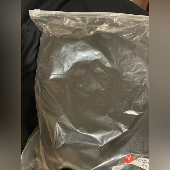 NEW Very Soft Black Women's Mock Neck Patchwork Style Sweater - Picture 4 of 4